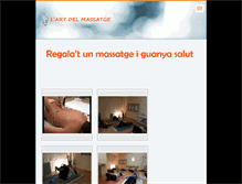Tablet Screenshot of lartdelmassatge.com
